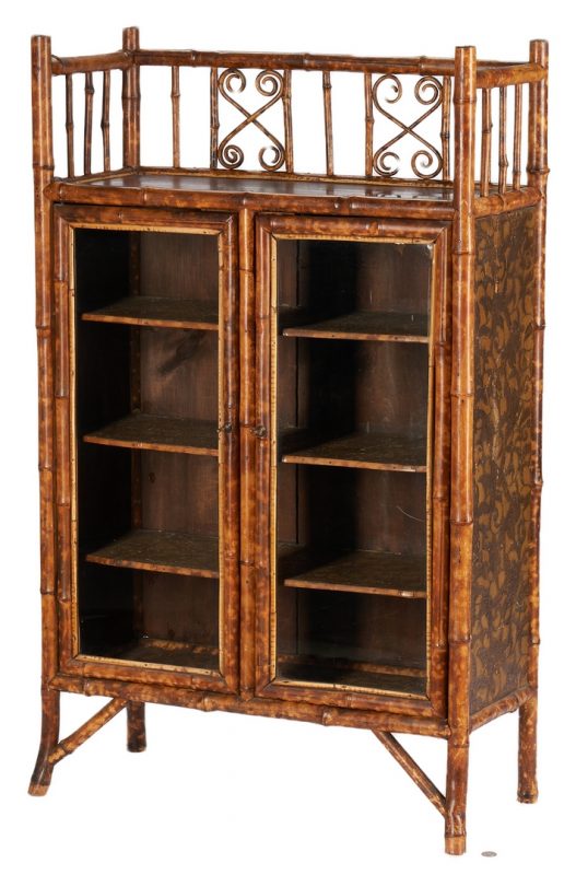 Lot 457: Aesthetic Movement Bamboo Bookcase