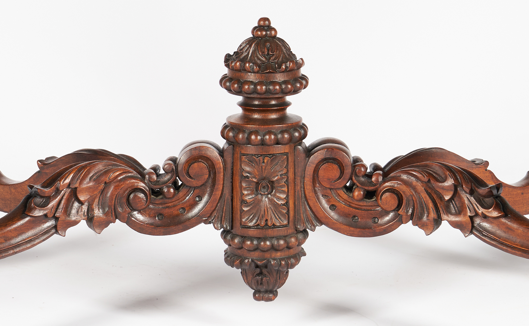 Lot 460: Victorian Rosewood Center Table, Portoro Marble Turtle Top