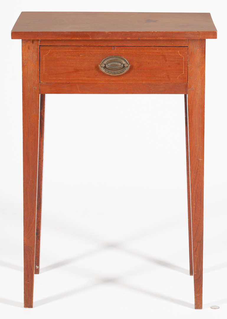 Lot 464: Southern Hepplewhite Inlaid Table or Stand