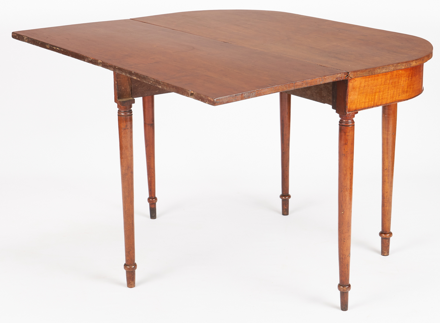 Lot 473: East TN Sheraton Banquet Ends Dining Table, Hawkins Co.