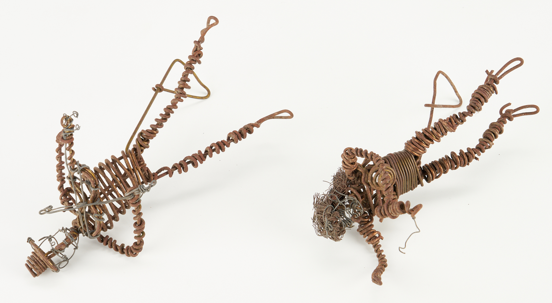 Lot 474: Vannoy Streeter Six-Piece Band Wire Sculptures