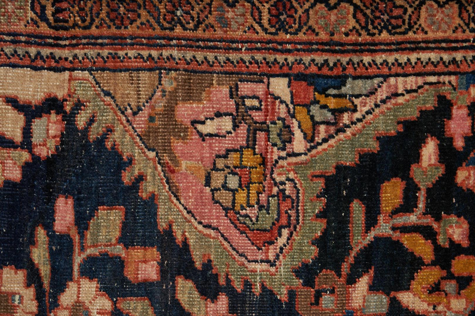 Lot 487: Antique Persian Sarouk Rug or Carpet, 13' x 10'