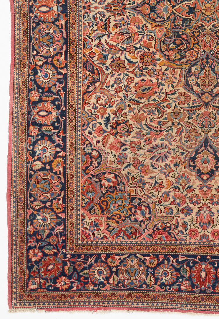 Lot 491:  Antique Persian Farahan Sarouk Rug, approx. 6 x 4