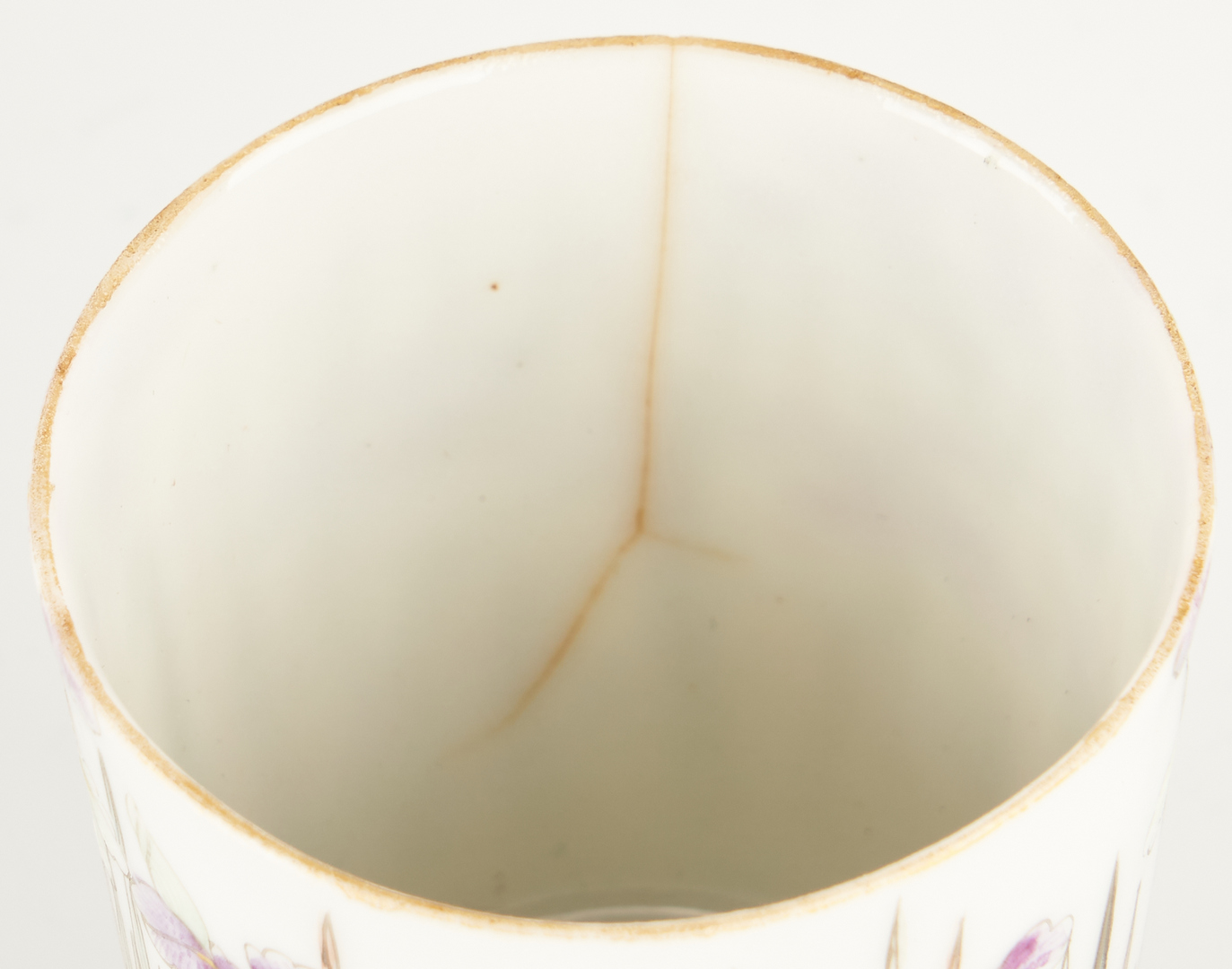 Lot 4: Meiji Japanese Export Silver and Porcelain Teacup Set, 56 pcs