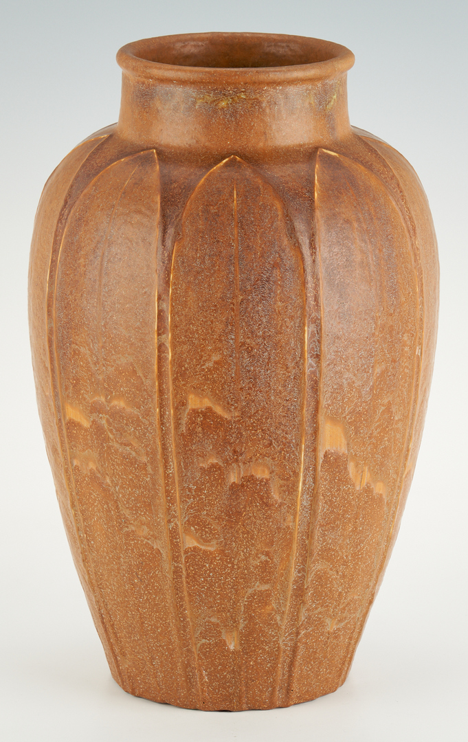 Lot 522: Grueby Pottery Company Double Glaze Vase, Ruth Erickson