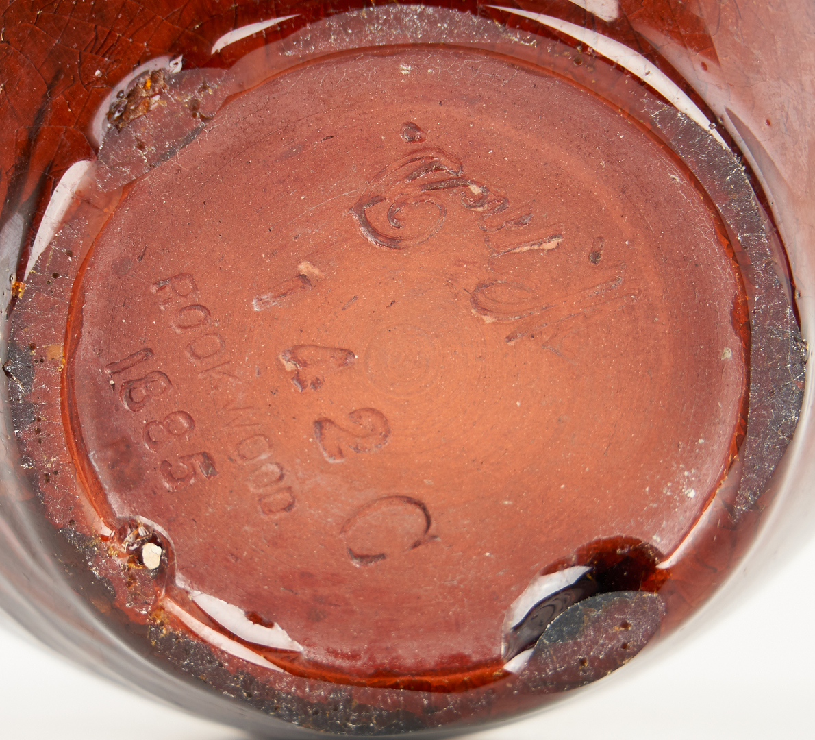 Lot 529: Signed Rookwood Art Pottery Ginger Jar, MacDonald