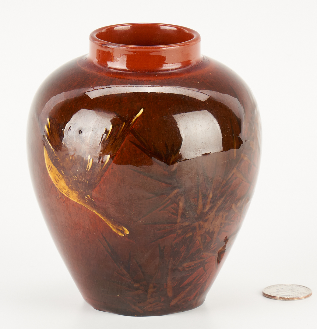 Lot 529: Signed Rookwood Art Pottery Ginger Jar, MacDonald