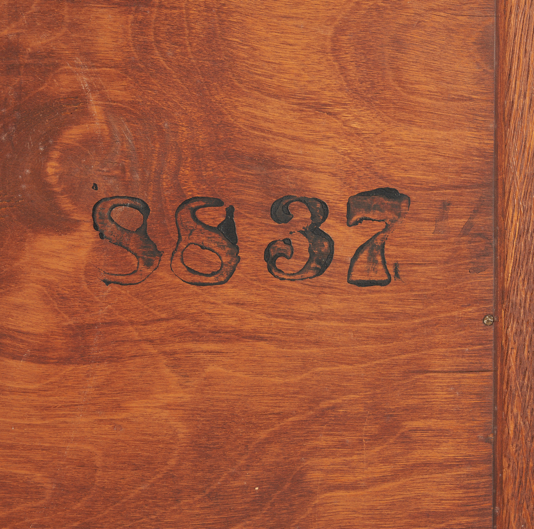 Lot 531: Stickley Brothers Arts & Crafts Oak Sideboard