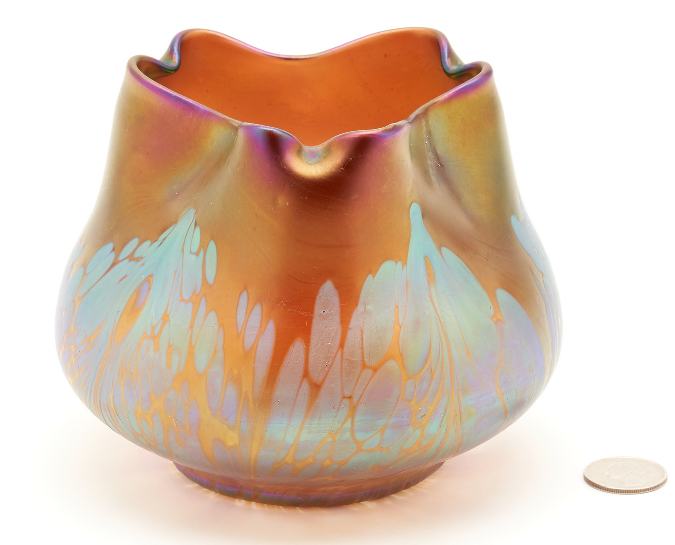 Lot 535: Signed Loetz Medici Art Glass Vase