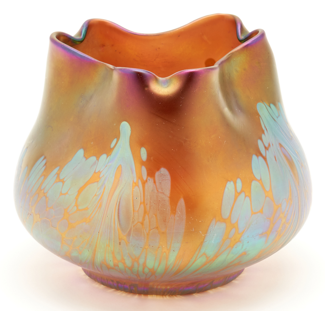 Lot 535: Signed Loetz Medici Art Glass Vase