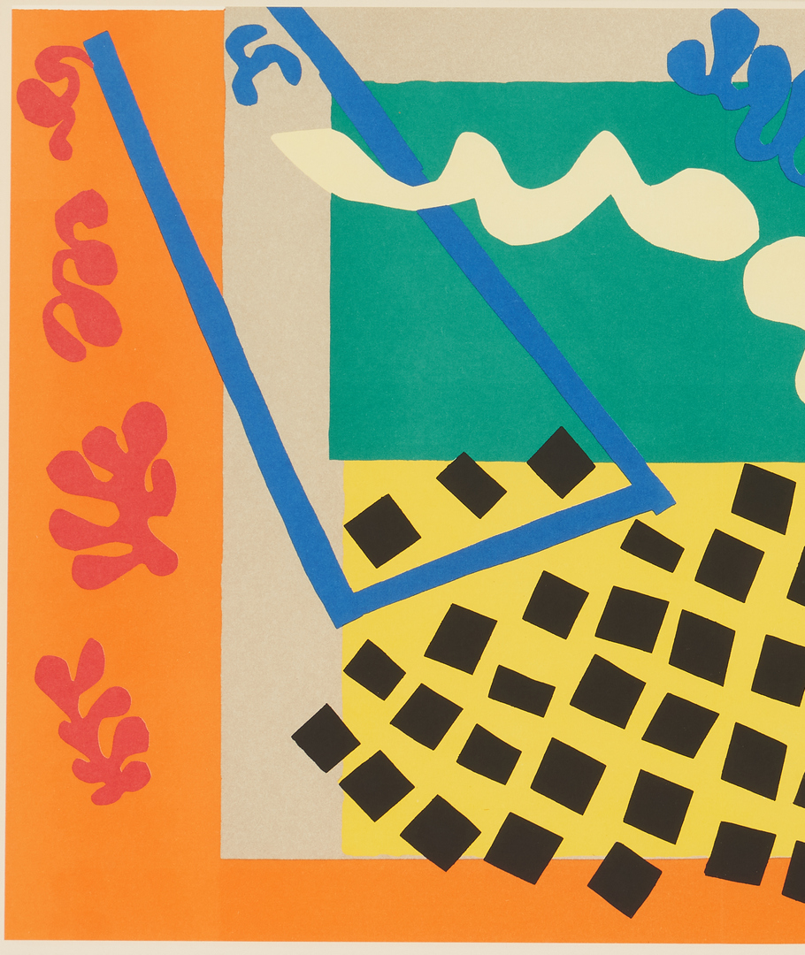 Lot 553: Matisse "Jazz" Series Portfolio, 20 framed color plates