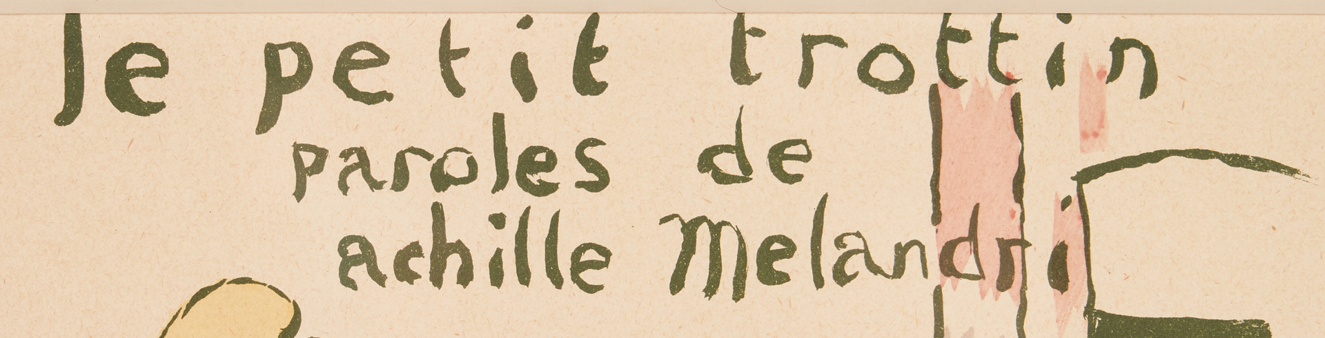 Lot 557: Toulouse Lautrec Lithograph, Le Petit Trottin