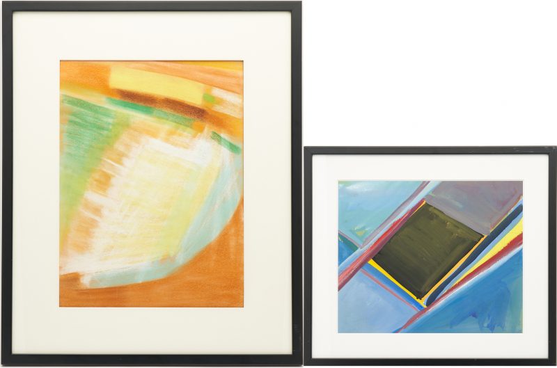 Lot 575: 2 Philip Perkins Abstract Artworks