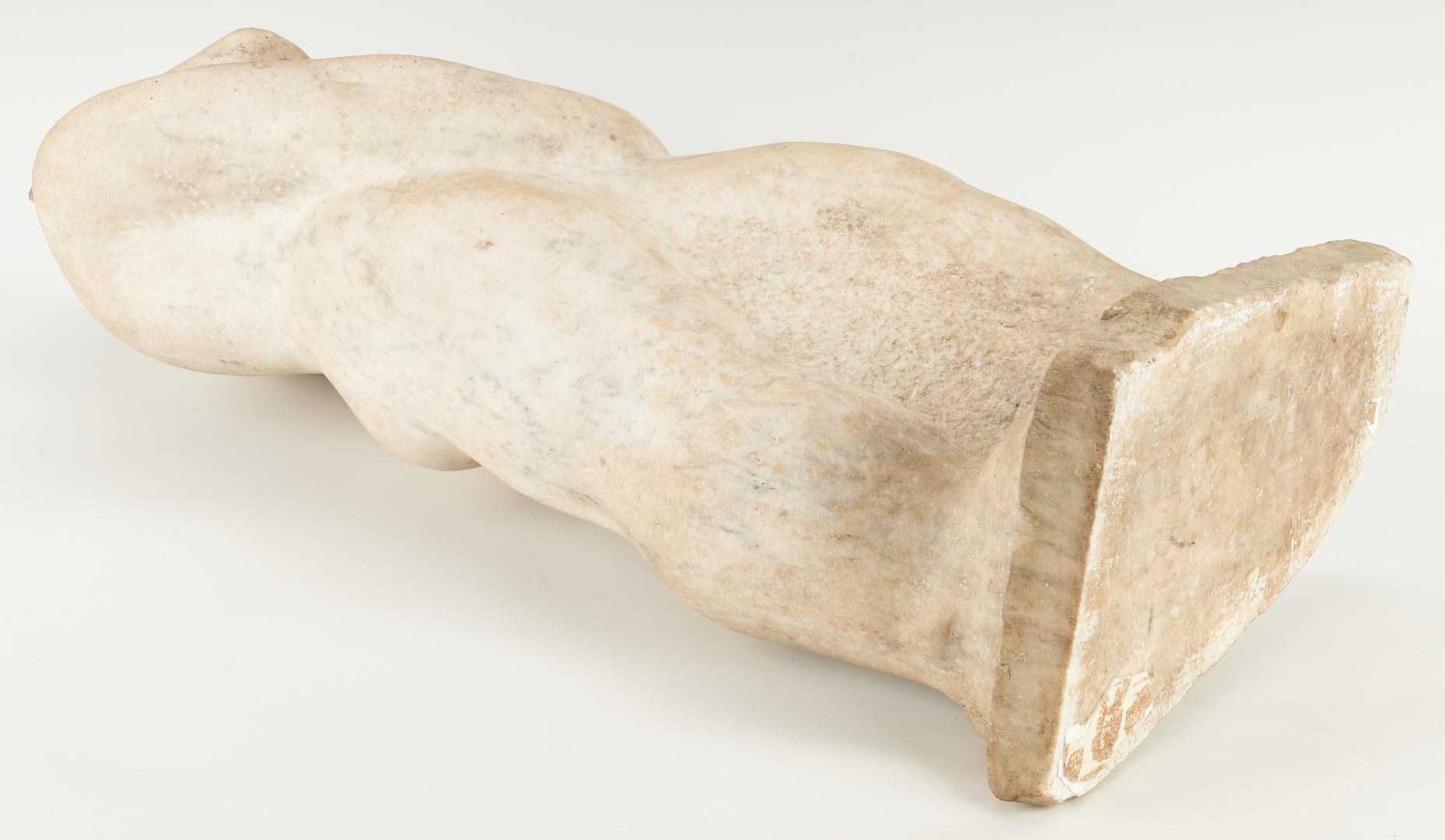 Lot 582: Limestone Sculpture of a Woman, attr. Puryear Mims