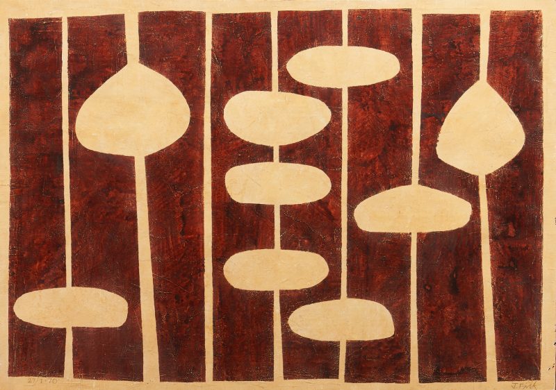 Lot 596: Jorge Fick Large Abstract Painting