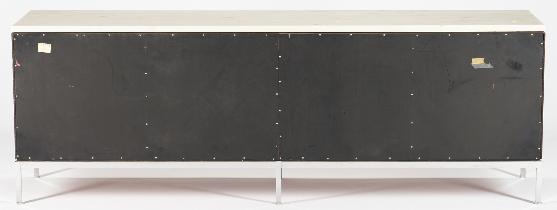 Lot 603: 1960's Mid-Century Florence Knoll Credenza w/ Marble Top