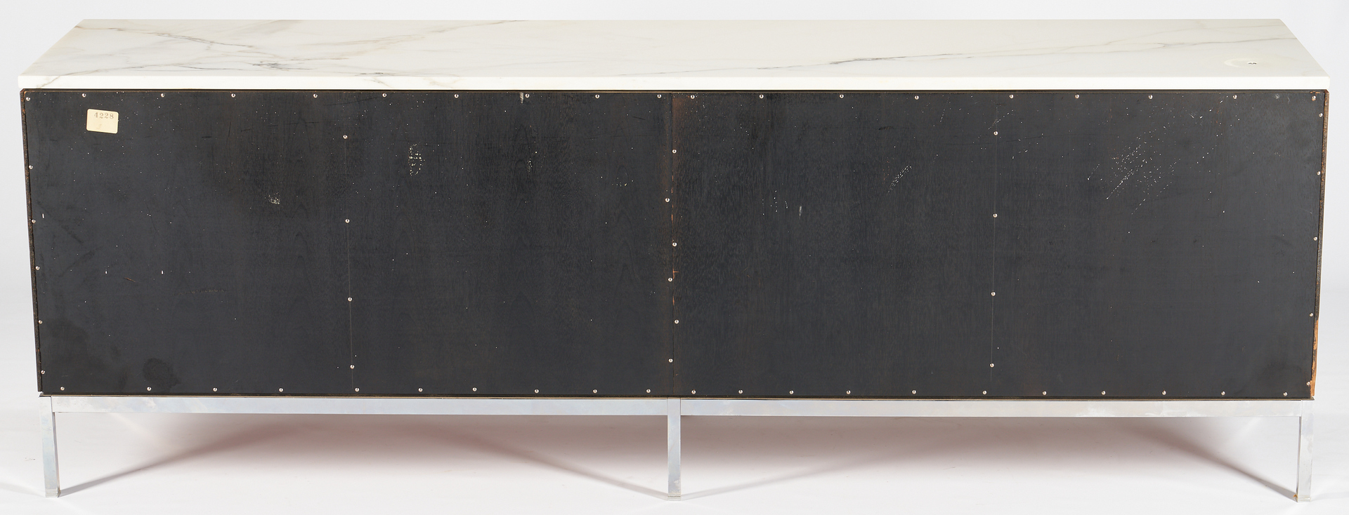 Lot 604: 1960s Labeled Knoll Credenza w/ Marble Top & Drawers