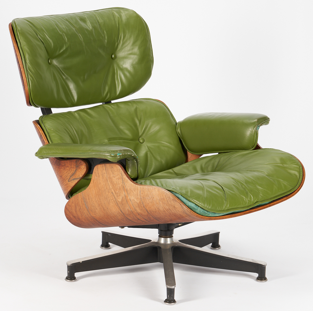 Lot 606: Eames Lounge Chair & Ottoman by Herman Miller