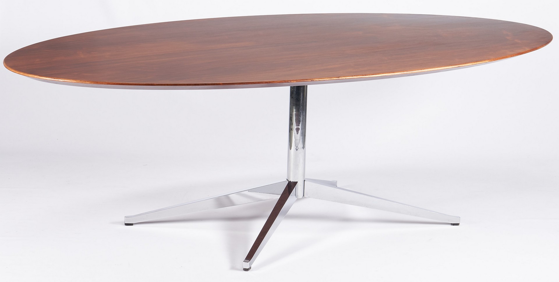 Lot 608: Florence Knoll Oval Table Desk, Dining or Conference Table