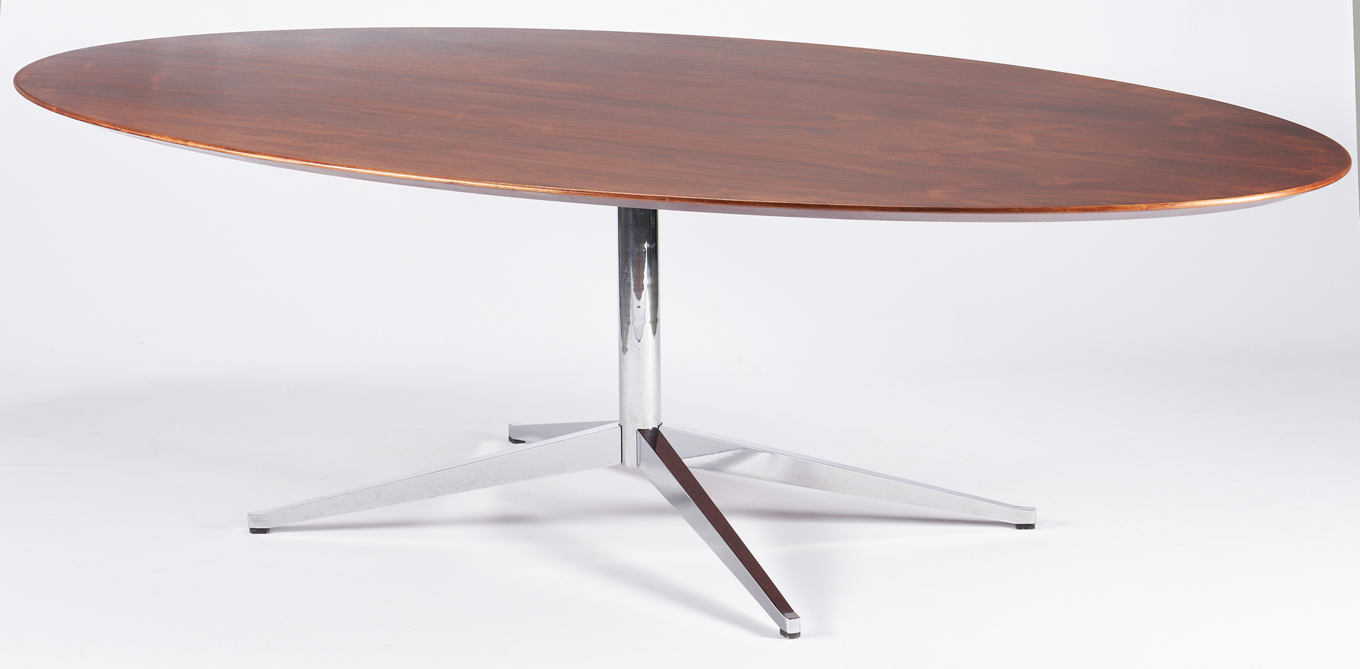 Lot 608: Florence Knoll Oval Table Desk, Dining or Conference Table