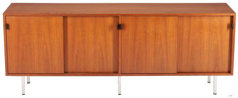Lot 610:  Florence Knoll Walnut Credenza