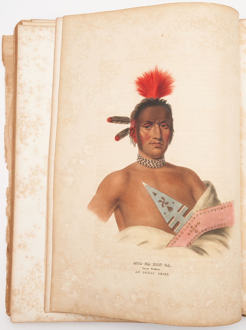 Lot 629: McKenney & Hall, Indian Tribes of N. America Vol. 1, 32 plates