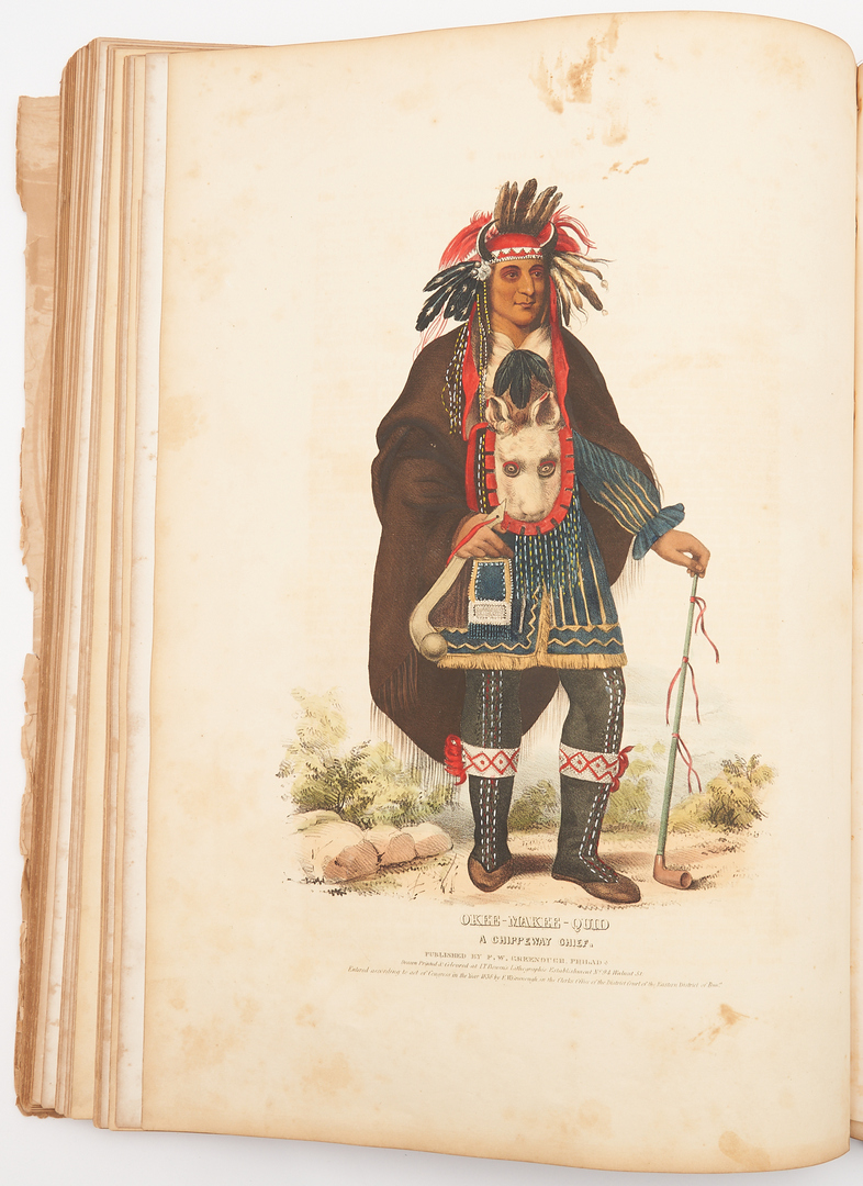 Lot 629: McKenney & Hall, Indian Tribes of N. America Vol. 1, 32 plates