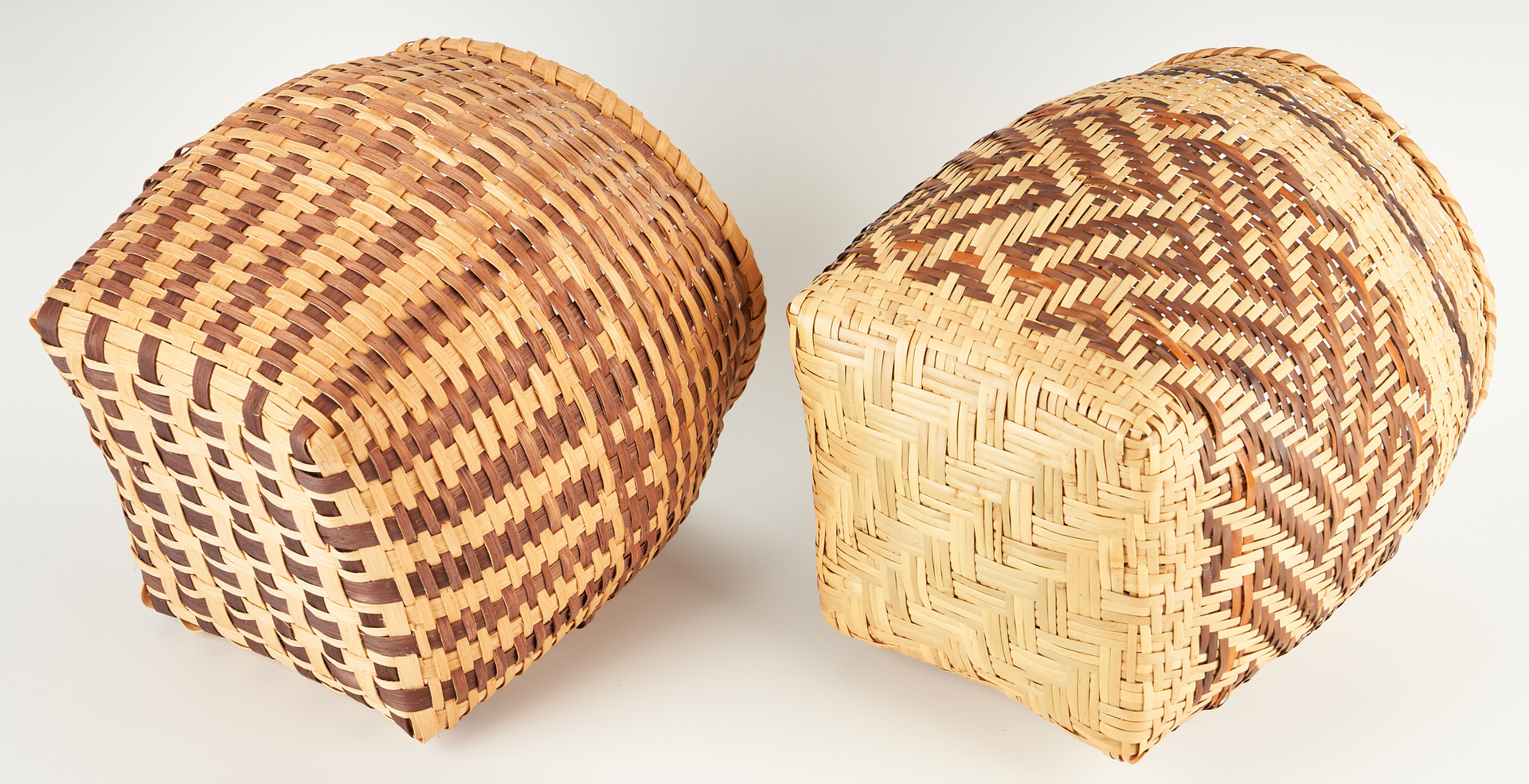 Lot 656: 3 Native American Cherokee Baskets