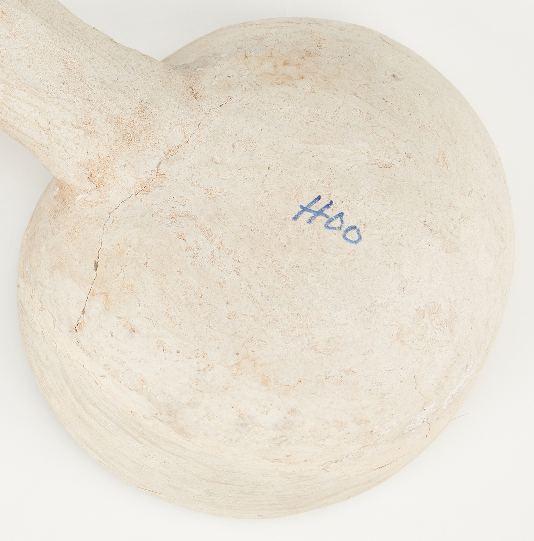 Lot 681: 2 Anasazi Black on White Pottery Ladles