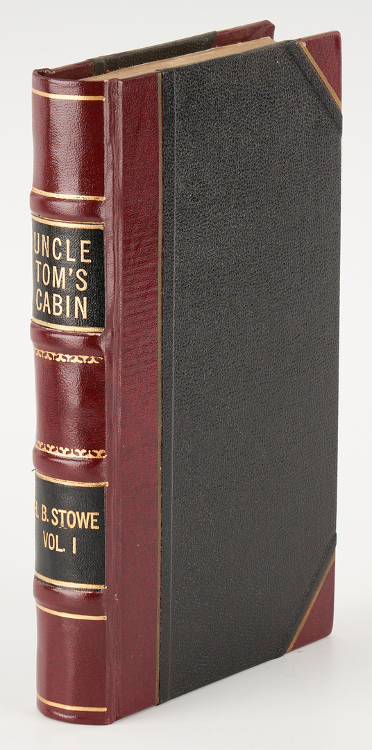 Lot 749: 3 African-American Related Books, incl. Uncle Tom's Cabin, 1st Ed.