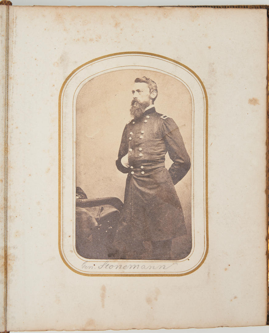 Lot 752: Civil War CDV Album, incl. Presidents, Union & Confederate Leaders