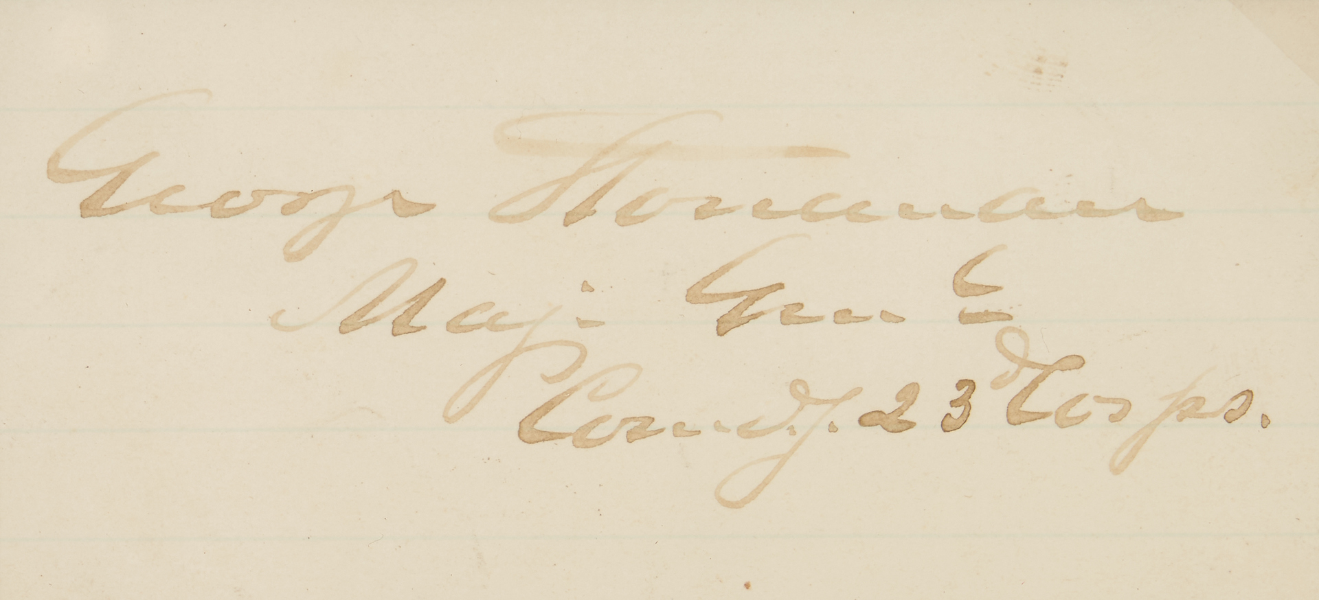 Lot 756: Civil War Related Archive, incl. Sheriden ALS
