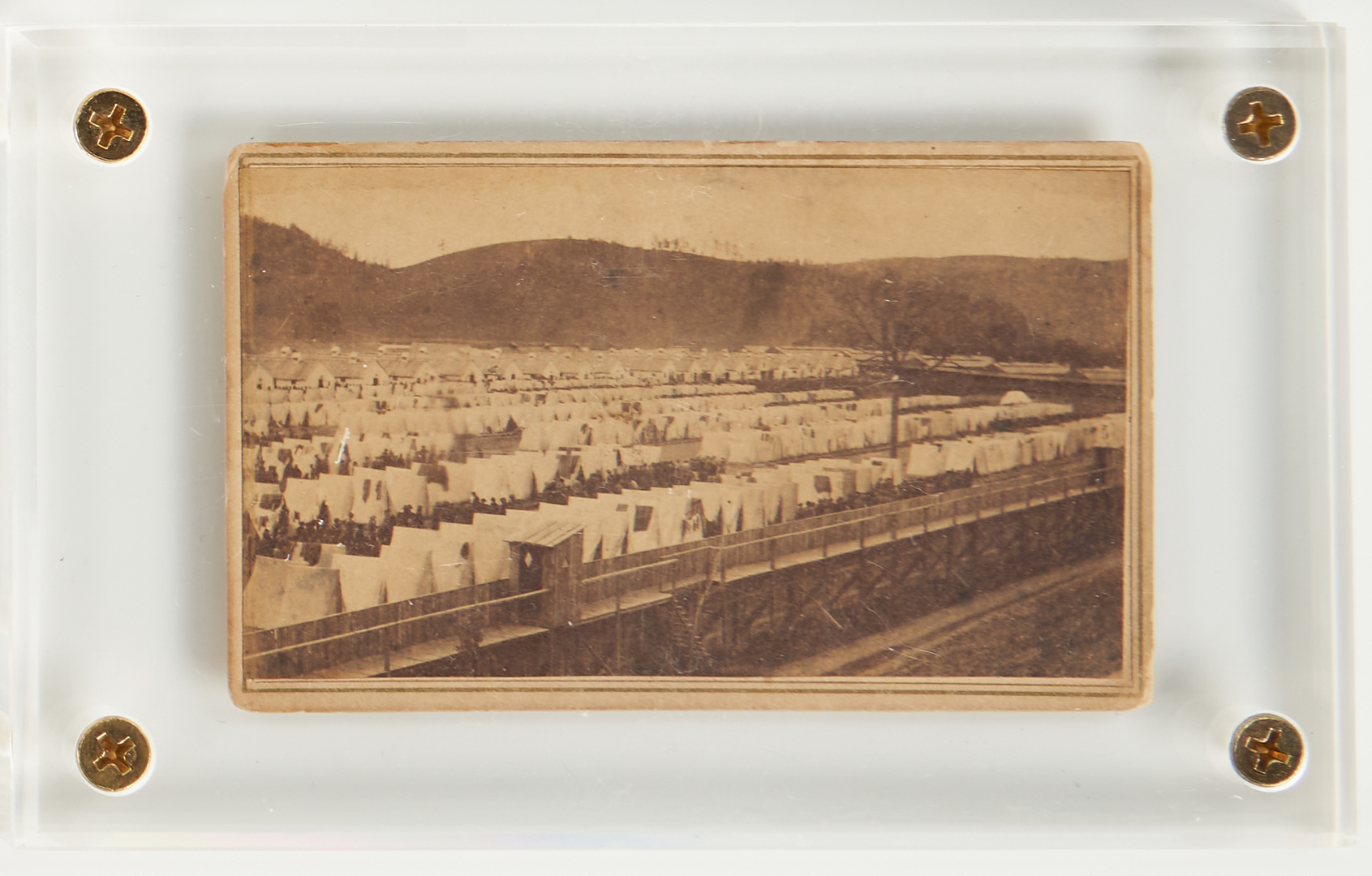 Lot 757: 7 Civil War era Photographs, incl McClellan