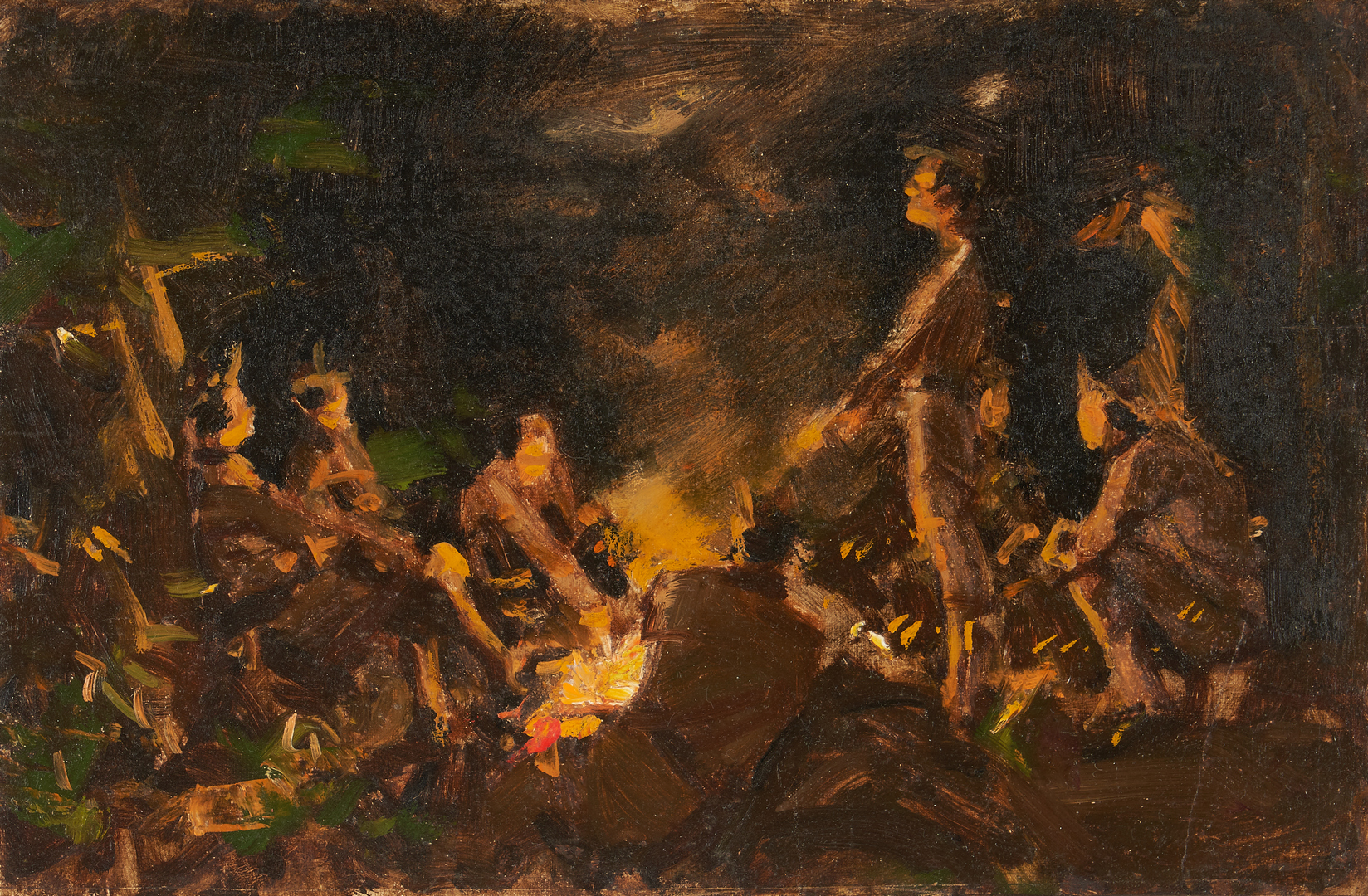 Lot 777: 2 Gilbert Gaul World War I Paintings