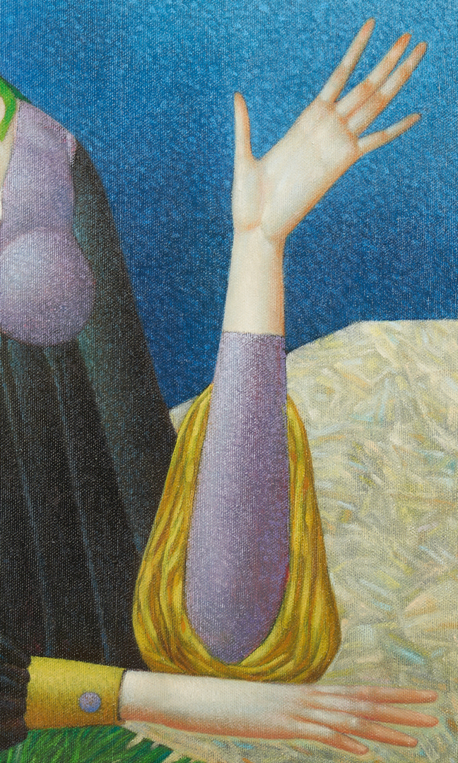 Lot 783: 2 Oil Paintings of Women w/ Red Hair, incl. Keith Ingermann