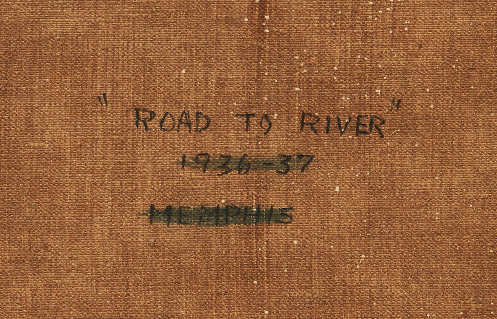 Lot 802: Donald Vaughan O/C, Road to River, Memphis