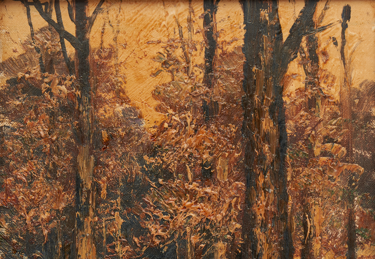 Lot 808: Two (2) William Eyden O/B, Autumn Landscape Paintings