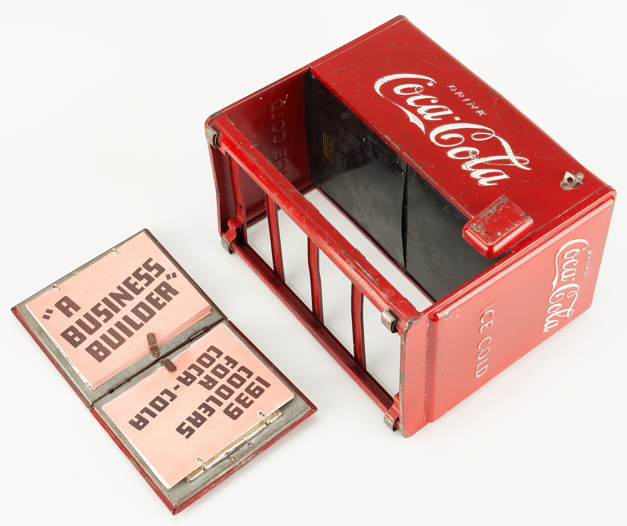 Lot 842: 1939 Coca Cola Salesman Sample Cooler
