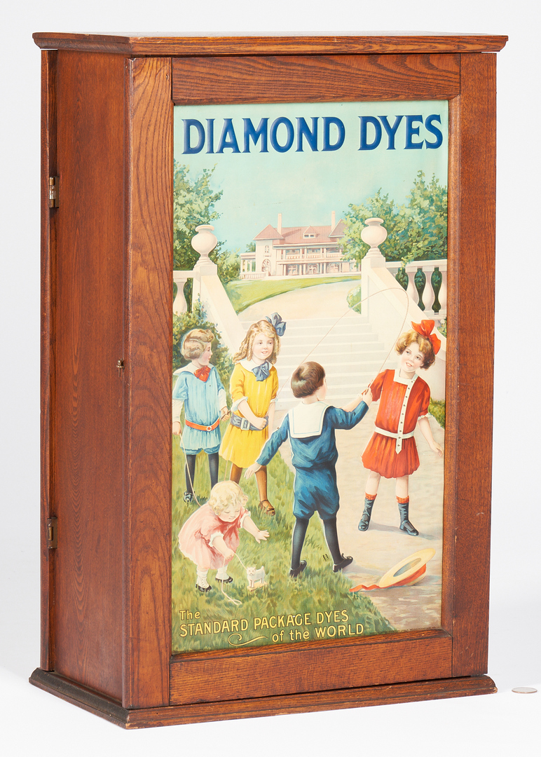 Lot 846: Diamond Dye Advertising Cabinet
