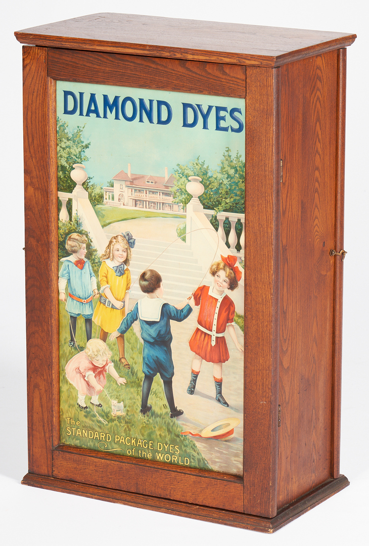 Lot 846: Diamond Dye Advertising Cabinet