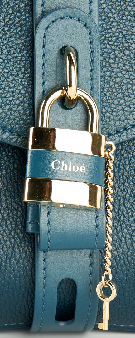 Lot 938: Chloe Aby Day Navy Ink Shoulder Bag, Medium