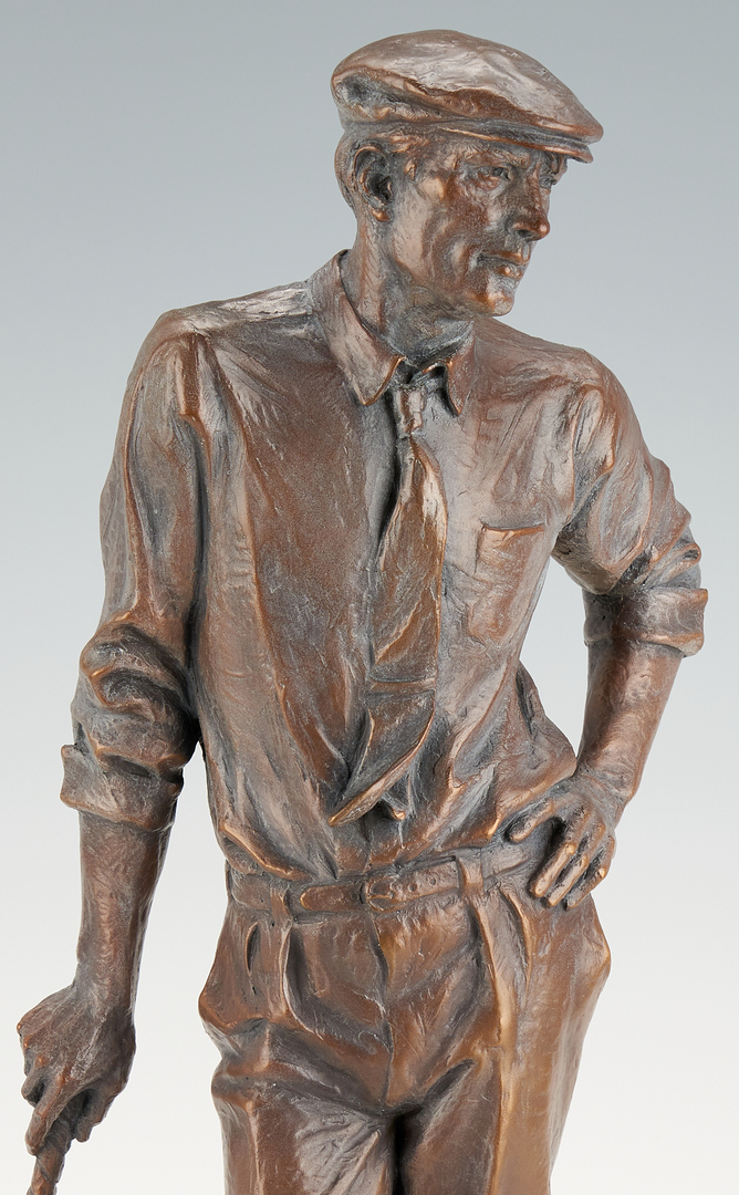 Lot 979: Blair Buswell Bronze Sculpture, Gentleman's Game or Driver