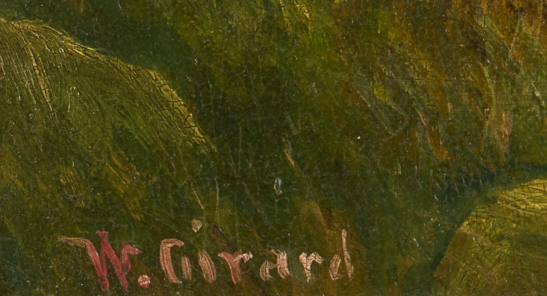 Lot 993: 2 TN Oil Paintings, incl. W. Girard, C. Hankins