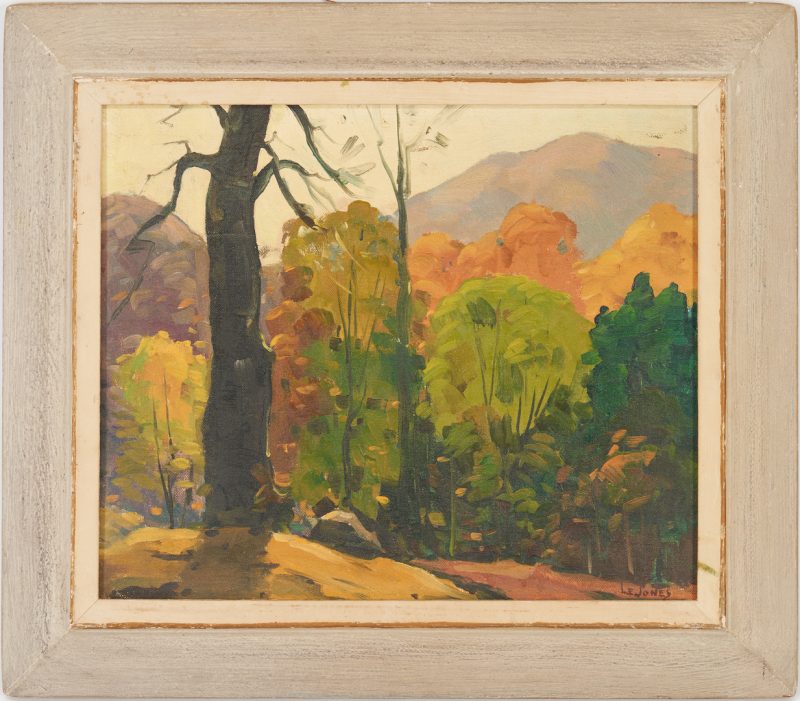 Lot 116: Louis E. Jones O/B, Smoky Mtn. Landscape Painting