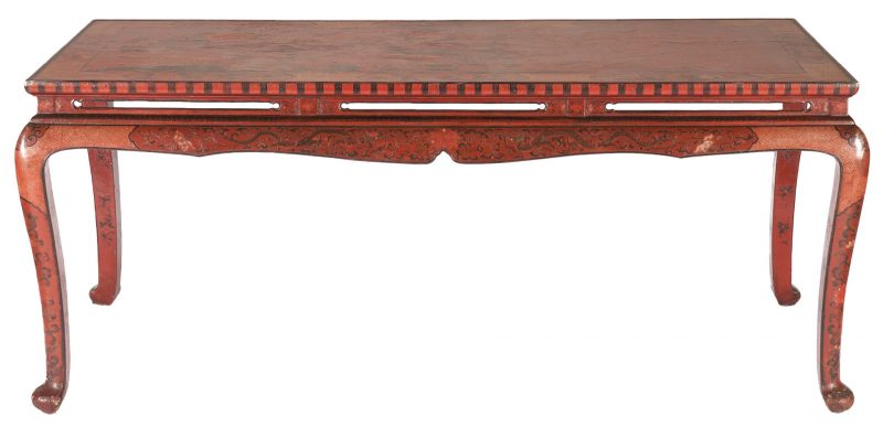 Lot 12: Large Chinese Lacquer Table