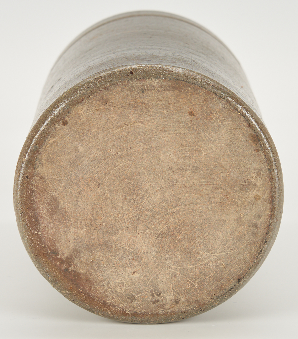Lot 136: Small Hamilton PA Stoneware Cobalt Decorated Canning Jar