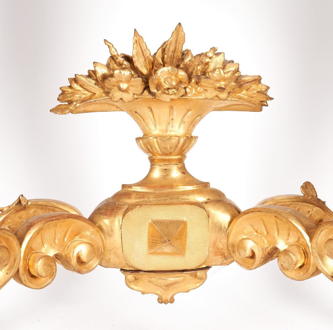 Lot 157: Continental Giltwood Pier Table