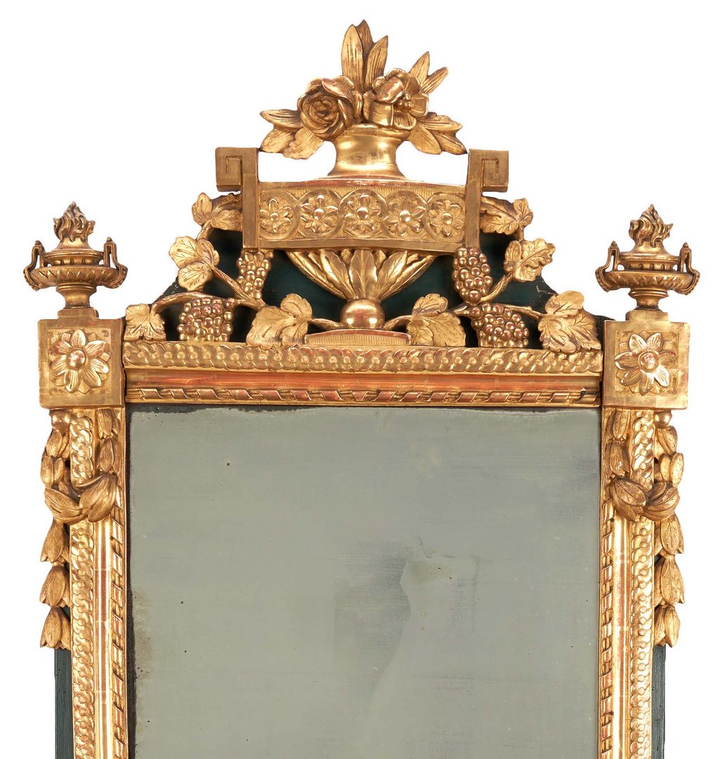 Lot 159: Neoclassical Parcel Gilt Mirror