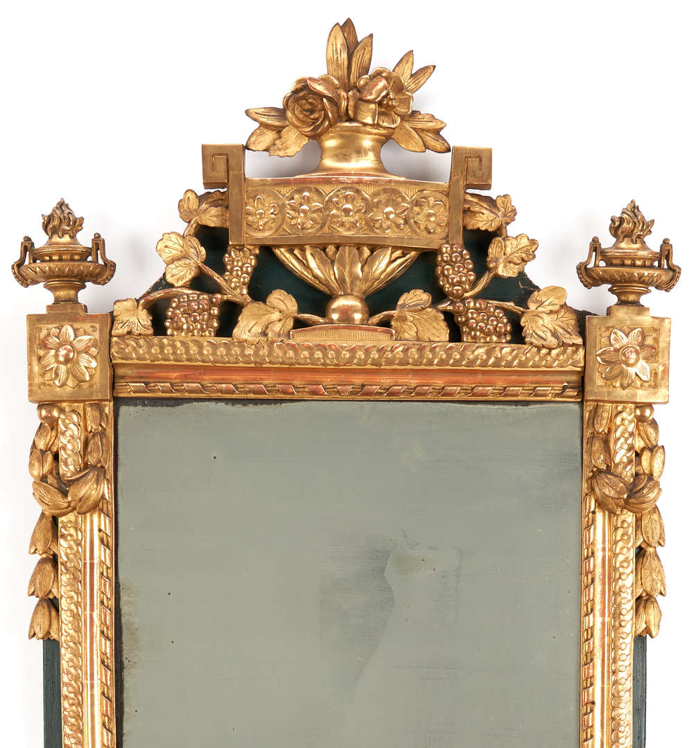 Lot 159: Neoclassical Parcel Gilt Mirror