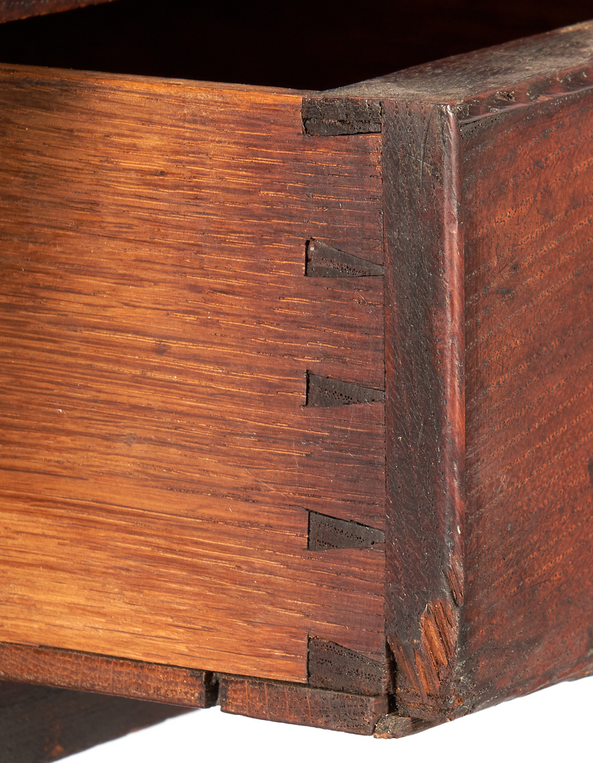 Lot 168: Scottish Chestnut Pembroke Table with provenance plaque